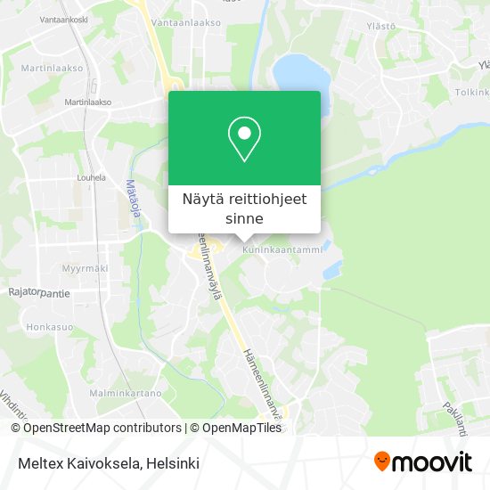 Meltex Kaivoksela kartta