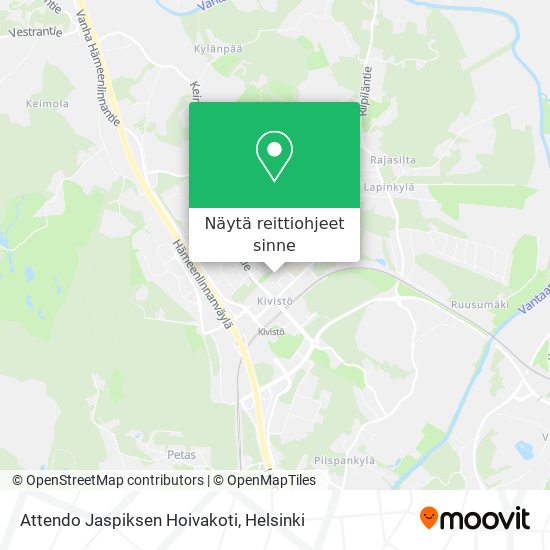 Attendo Jaspiksen Hoivakoti kartta