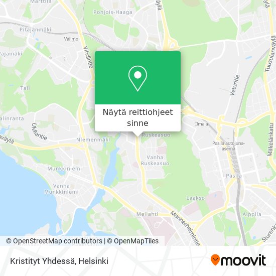 Kristityt Yhdessä kartta