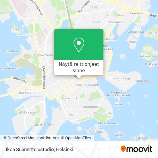 Ikea Suunnittelustudio kartta