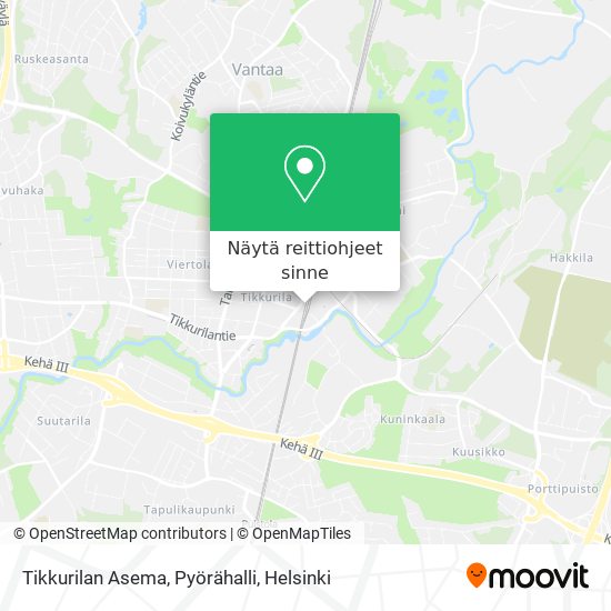 Tikkurilan Asema, Pyörähalli kartta