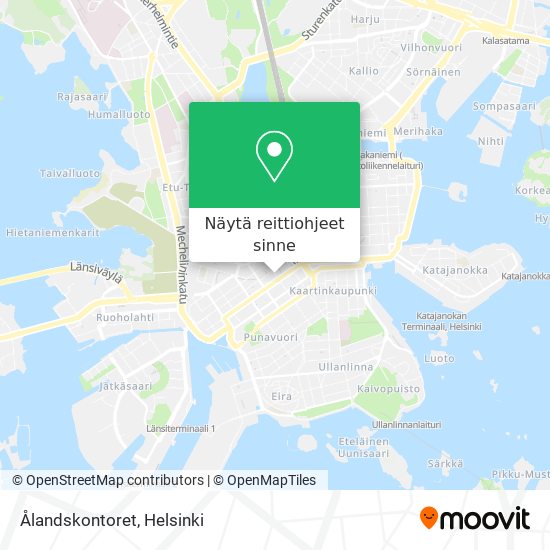 Ålandskontoret kartta