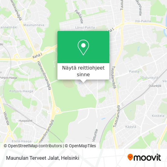 Maunulan Terveet Jalat kartta