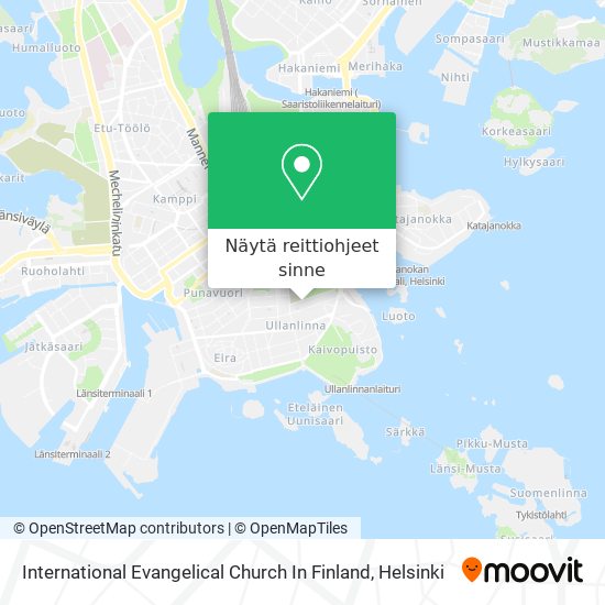 International Evangelical Church In Finland kartta