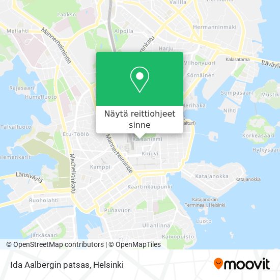 Ida Aalbergin patsas kartta