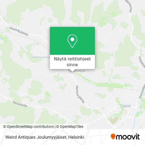 Weird  Antiques  Joulumyyjäiset kartta