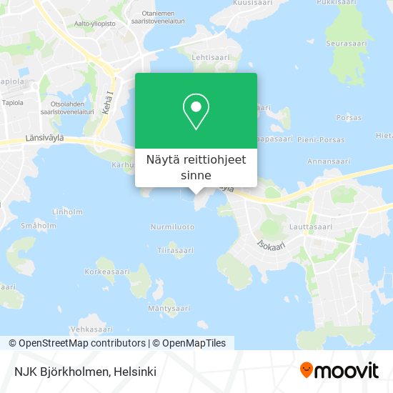 NJK Björkholmen kartta