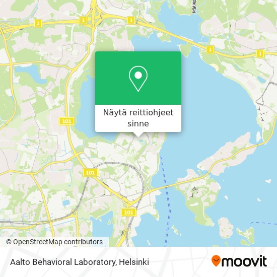 Aalto Behavioral Laboratory kartta