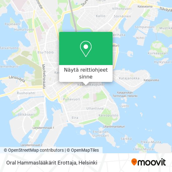 Oral Hammaslääkärit Erottaja kartta