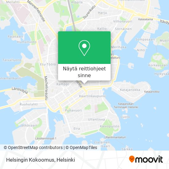 Helsingin Kokoomus kartta