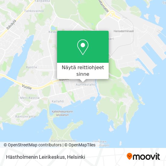 Hästholmenin Leirikeskus kartta