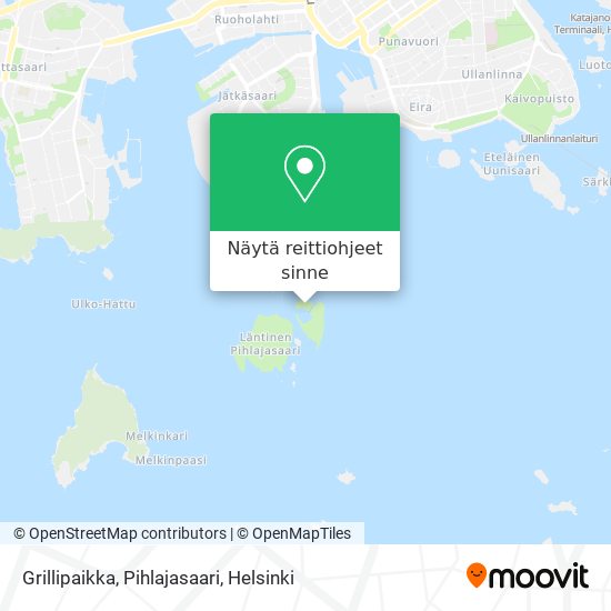 Grillipaikka, Pihlajasaari kartta
