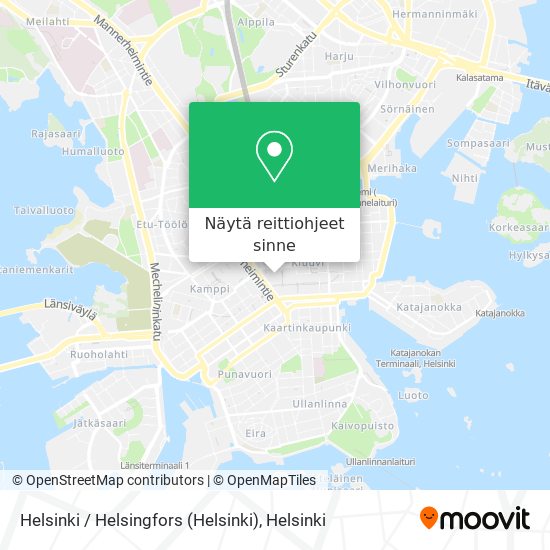 Helsinki / Helsingfors kartta