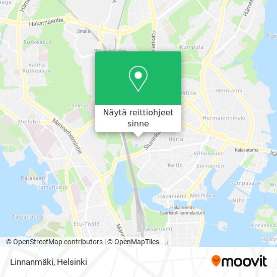 Kuinka päästä kohteeseen Linnanmäki paikassa Helsinki kulkuvälineellä  Bussi, Metro, Raitiovaunu tai Juna?