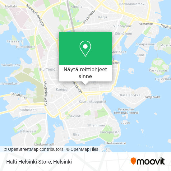 Halti Helsinki Store kartta