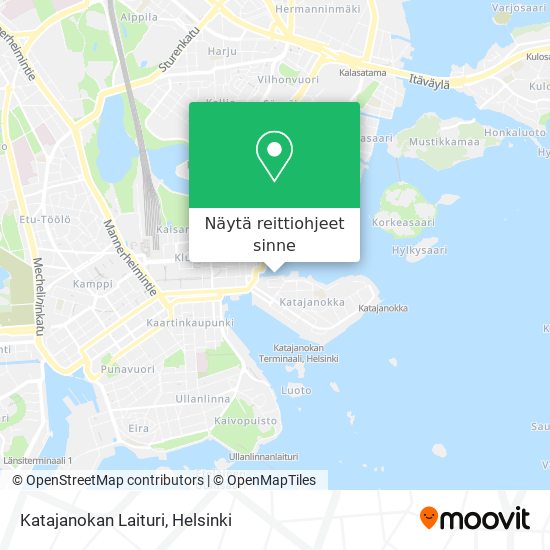 Katajanokan Laituri kartta