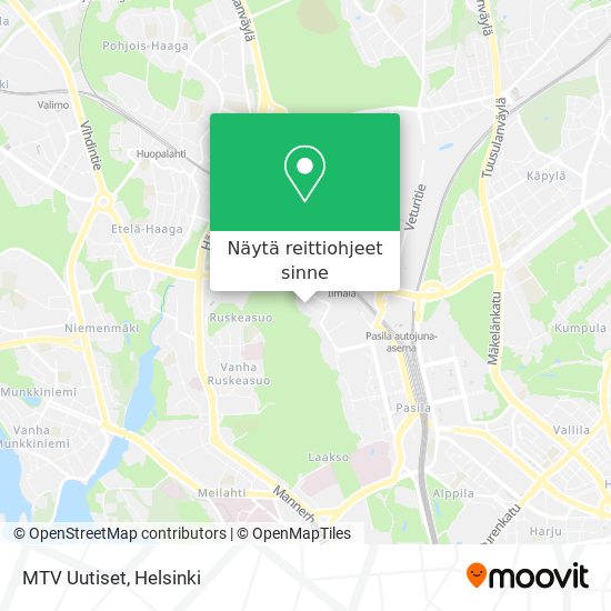 MTV Uutiset kartta