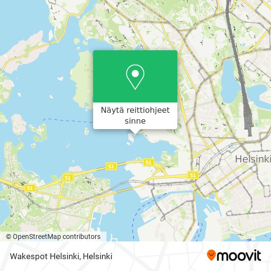 Wakespot Helsinki kartta