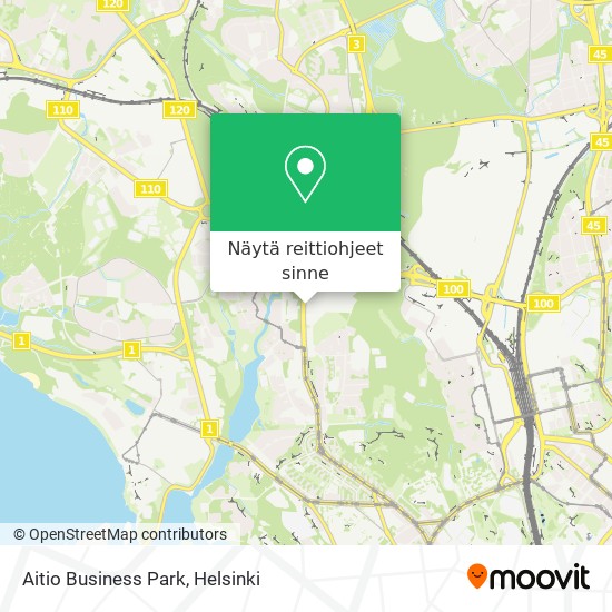 Aitio Business Park kartta
