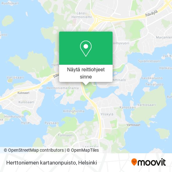 Kuinka päästä kohteeseen Herttoniemen kartanonpuisto paikassa Helsinki  kulkuvälineellä Bussi, Metro tai Juna?