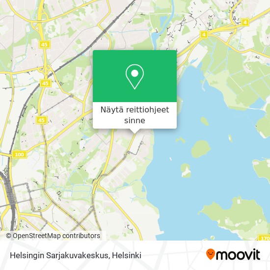 Helsingin Sarjakuvakeskus kartta