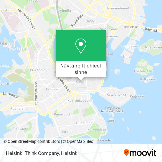 Helsinki Think Company kartta