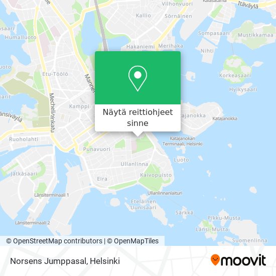 Norsens Jumppasal kartta