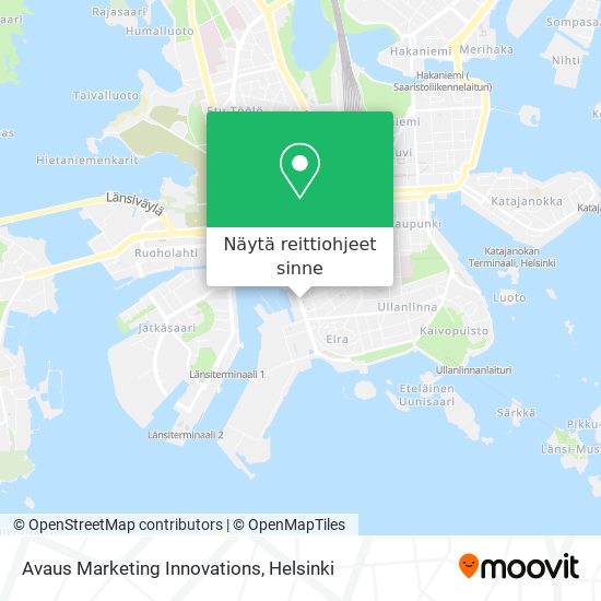 Avaus Marketing Innovations kartta