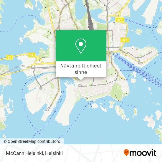 McCann Helsinki kartta