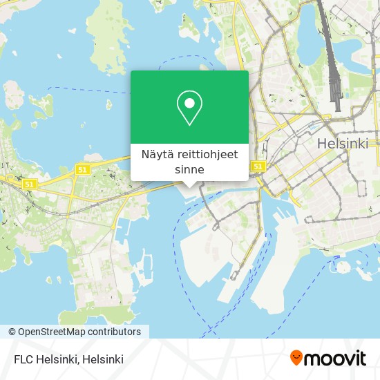 FLC Helsinki kartta