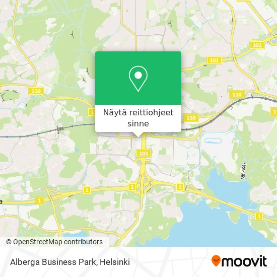 Alberga Business Park kartta