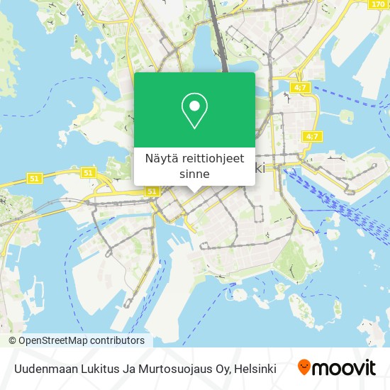 Uudenmaan Lukitus Ja Murtosuojaus Oy kartta