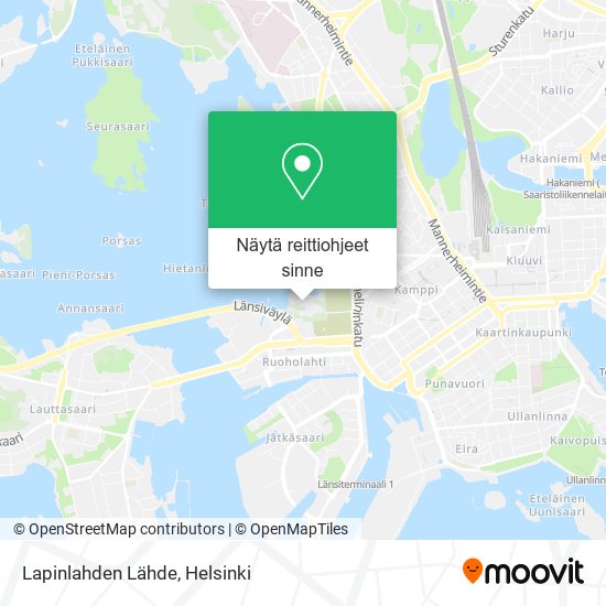 Lapinlahden Lähde kartta