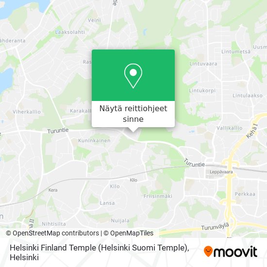 Helsinki Finland Temple (Helsinki Suomi Temple) kartta