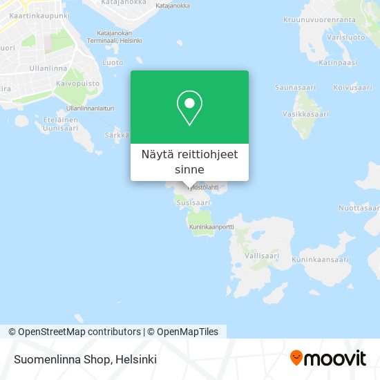 Suomenlinna Shop kartta