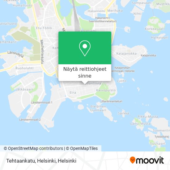 Tehtaankatu, Helsinki kartta