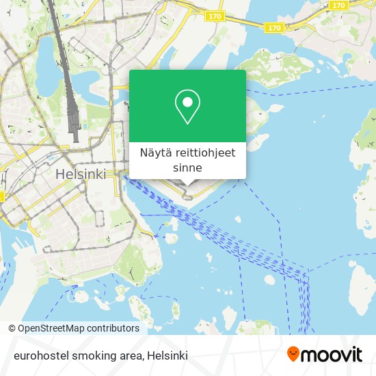 eurohostel smoking area kartta