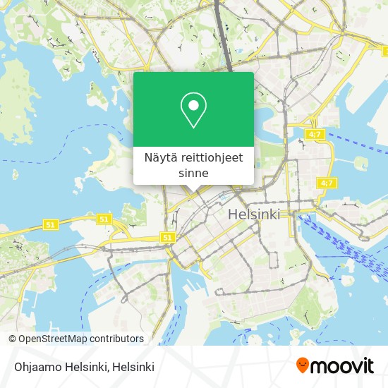 Ohjaamo Helsinki kartta