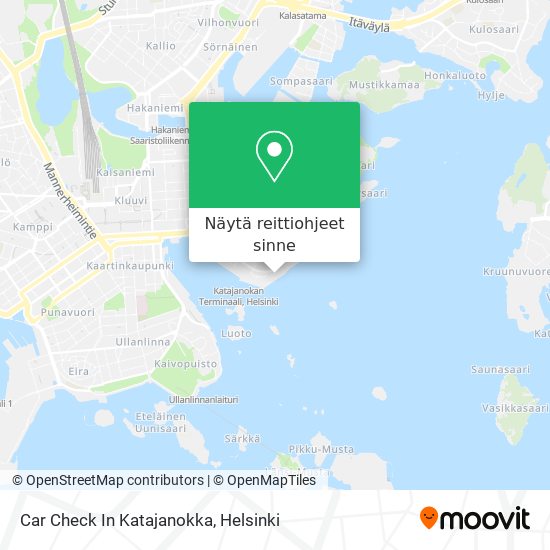 Car Check In Katajanokka kartta