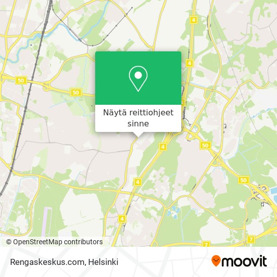 Rengaskeskus.com kartta