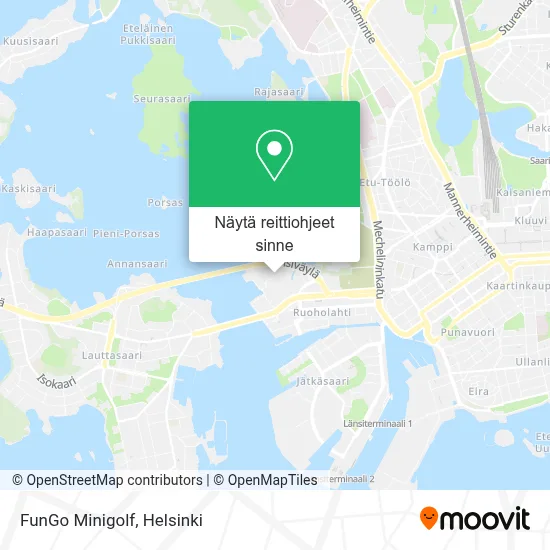 FunGo Minigolf kartta