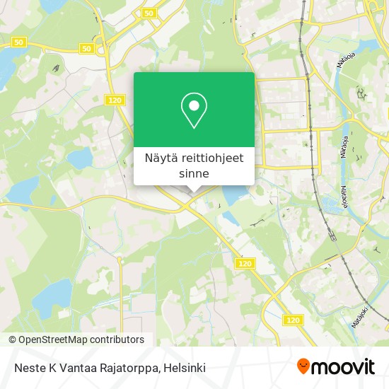 Neste K Vantaa Rajatorppa kartta