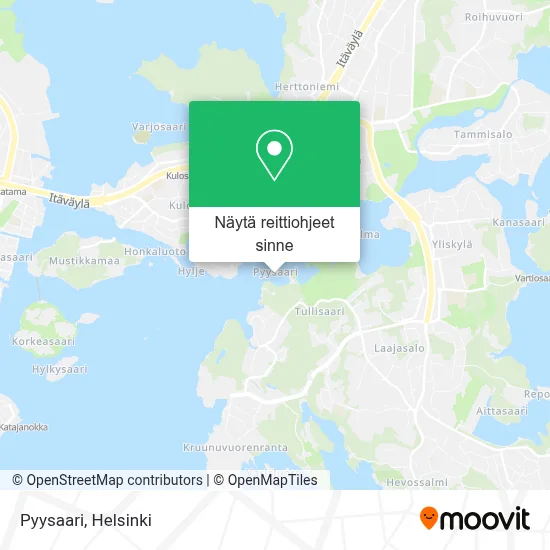Pyysaari kartta