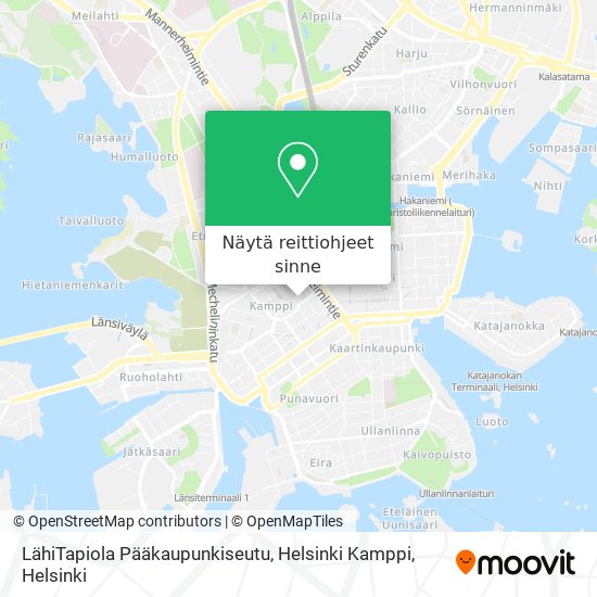 LähiTapiola Pääkaupunkiseutu, Helsinki Kamppi kartta