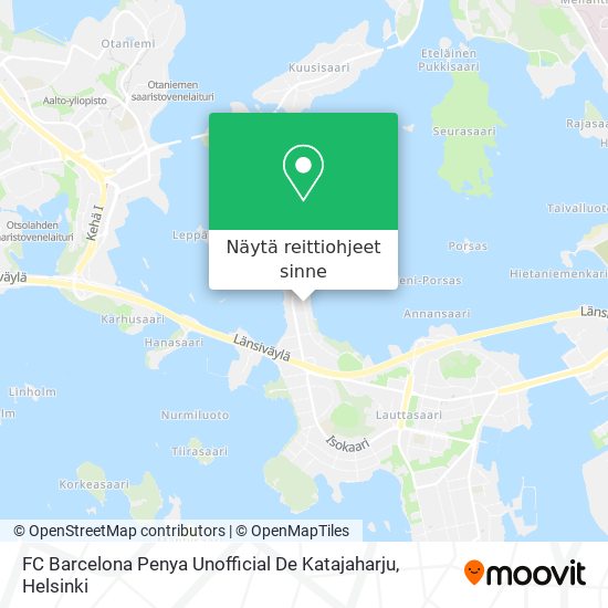 FC Barcelona Penya Unofficial De Katajaharju kartta