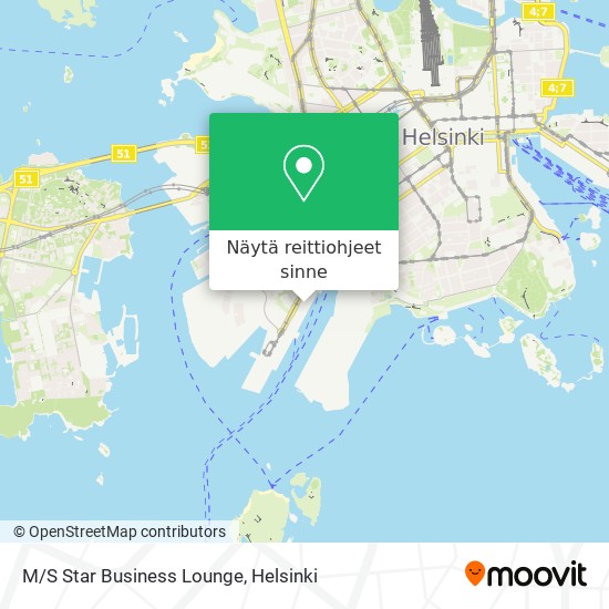 M/S Star Business Lounge kartta