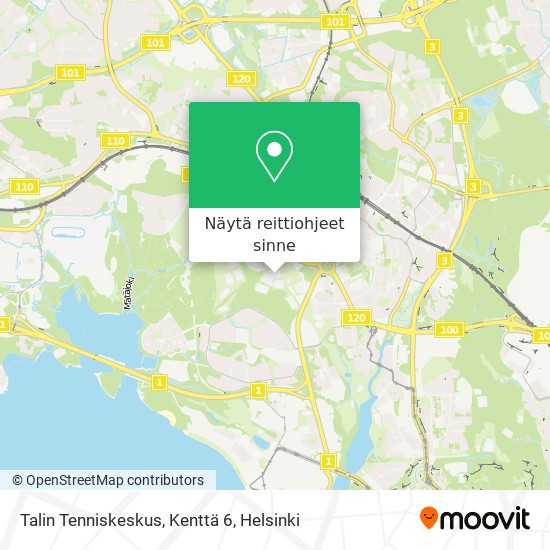 Talin Tenniskeskus, Kenttä 6 kartta