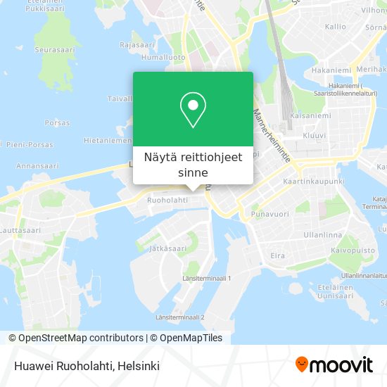 Huawei Ruoholahti kartta