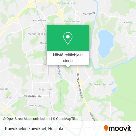 Kaivokselan kaivokset kartta