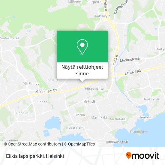 Elixia lapsiparkki kartta